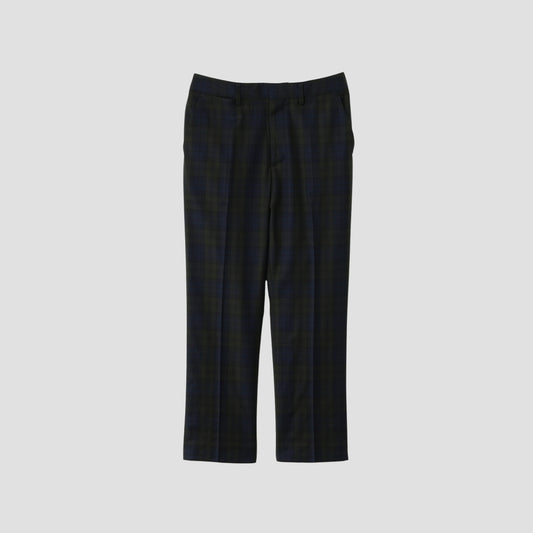 WOOL BLACKWATCH TROUSERS