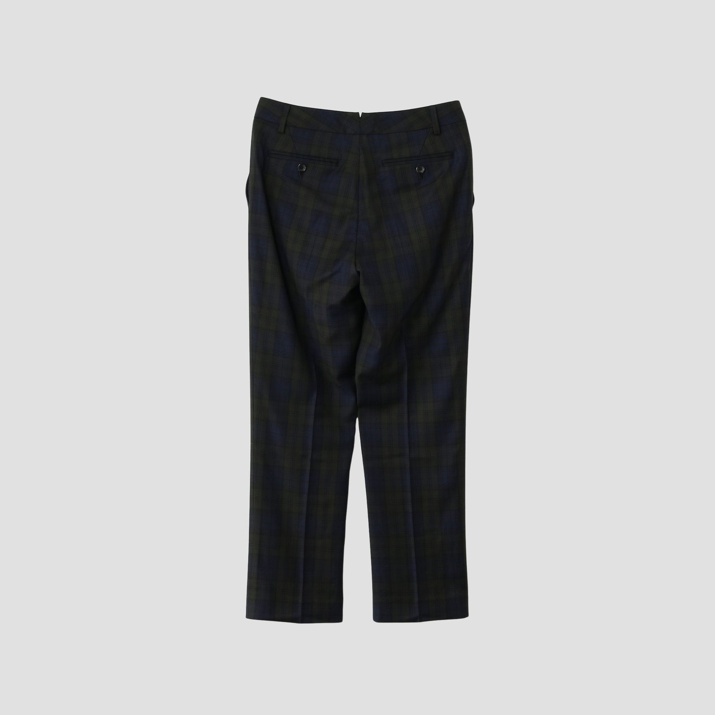 WOOL BLACKWATCH TROUSERS