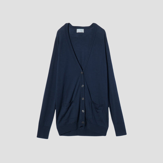 BASIC MERINO CARDIGAN KNIT