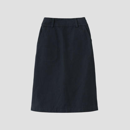 COTTON LINEN CANVAS SKIRT