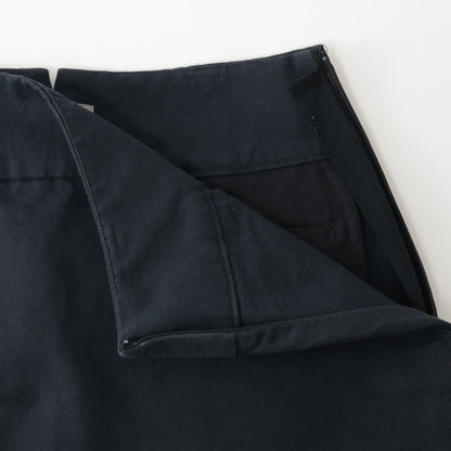 COTTON LINEN CANVAS SKIRT