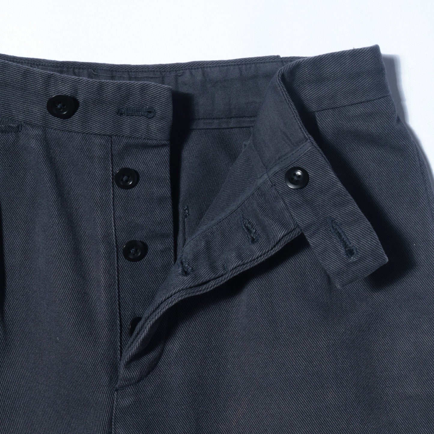 RAISED COTTON DRILL TROUSERS