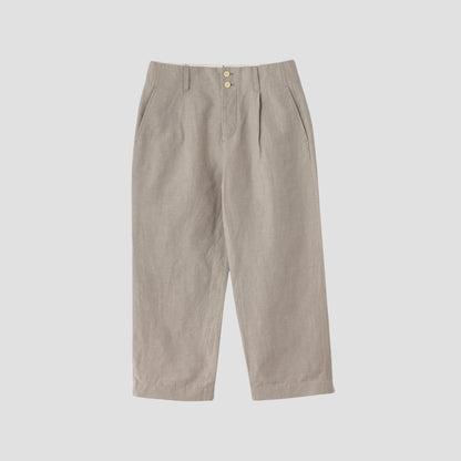 COTTON LINEN TROUSERS