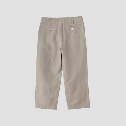 COTTON LINEN TROUSERS