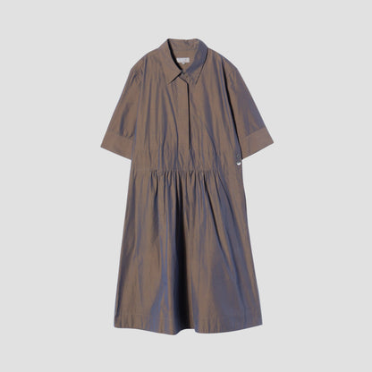 FINE COTTON CHAMBRAY DRESS