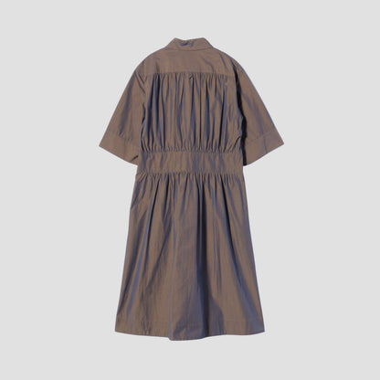 FINE COTTON CHAMBRAY DRESS