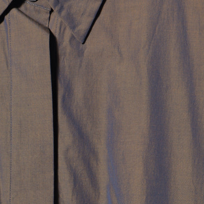 FINE COTTON CHAMBRAY DRESS