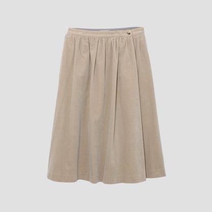 COTTON VELVET SKIRT