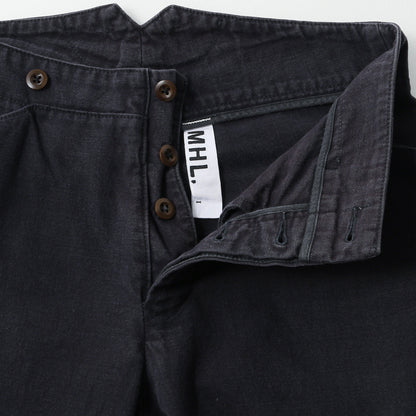 FADED TWILL TROUSERS