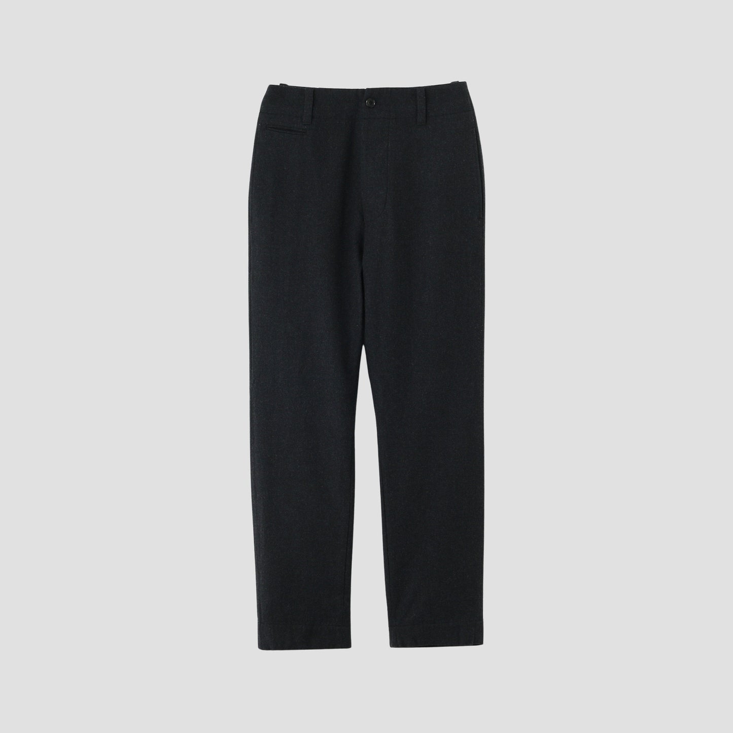 LIGHT MILLED DRY WOOL TWILL TROUSERS