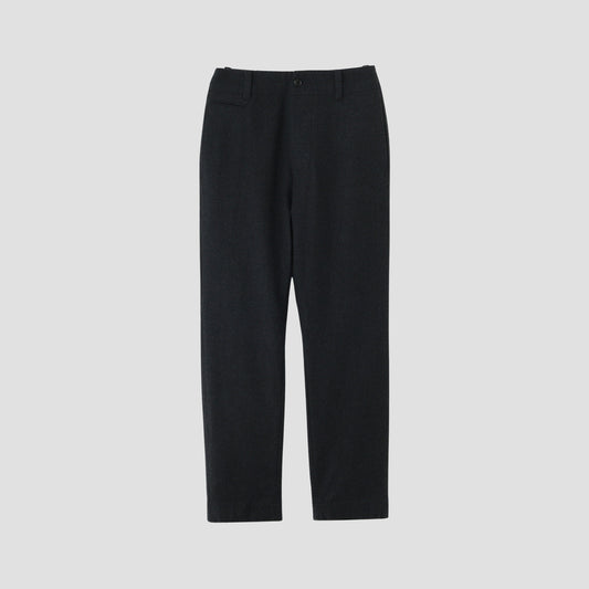 LIGHT MILLED DRY WOOL TWILL TROUSERS