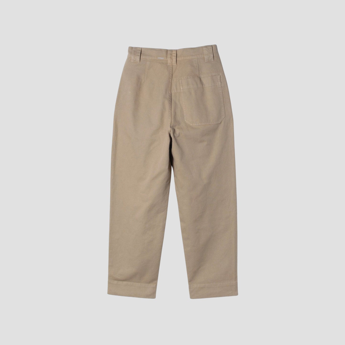 SOFT TWISTED YARN COTTON TROUSERS