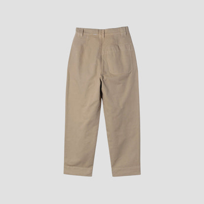 SOFT TWISTED YARN COTTON TROUSERS