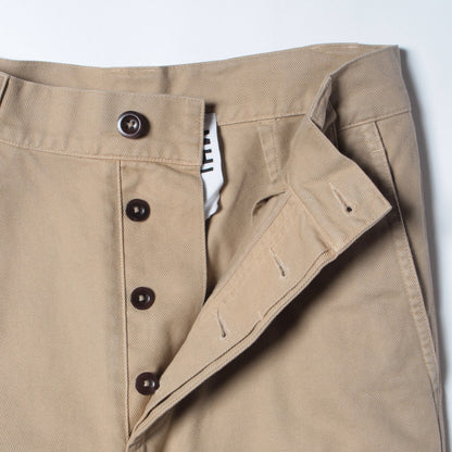 SOFT TWISTED YARN COTTON TROUSERS