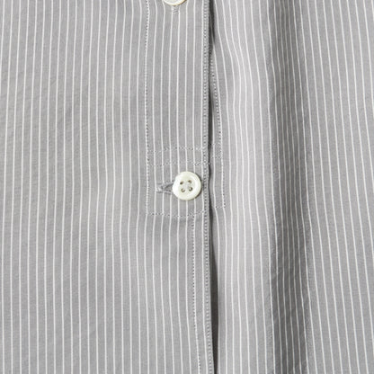 COTTON SILK STRIPE SHIRT