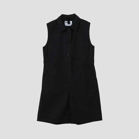 WASHED COMPACT COTTON TROUSERS