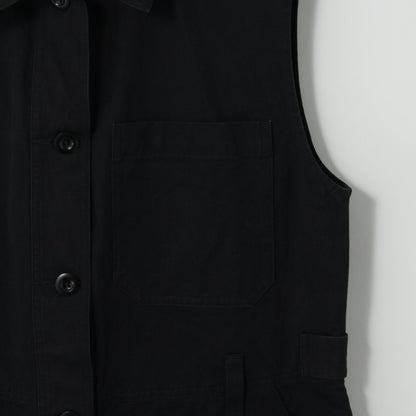 WASHED COMPACT COTTON TROUSERS