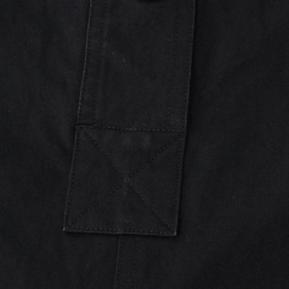 WASHED COMPACT COTTON TROUSERS