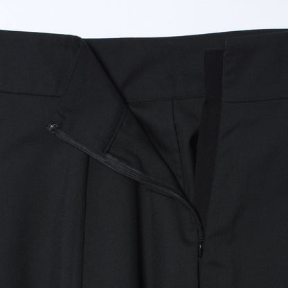 FINE WOOL POPLIN SKIRT
