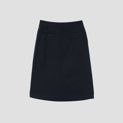 LINEN COTTON TWILL SKIRT