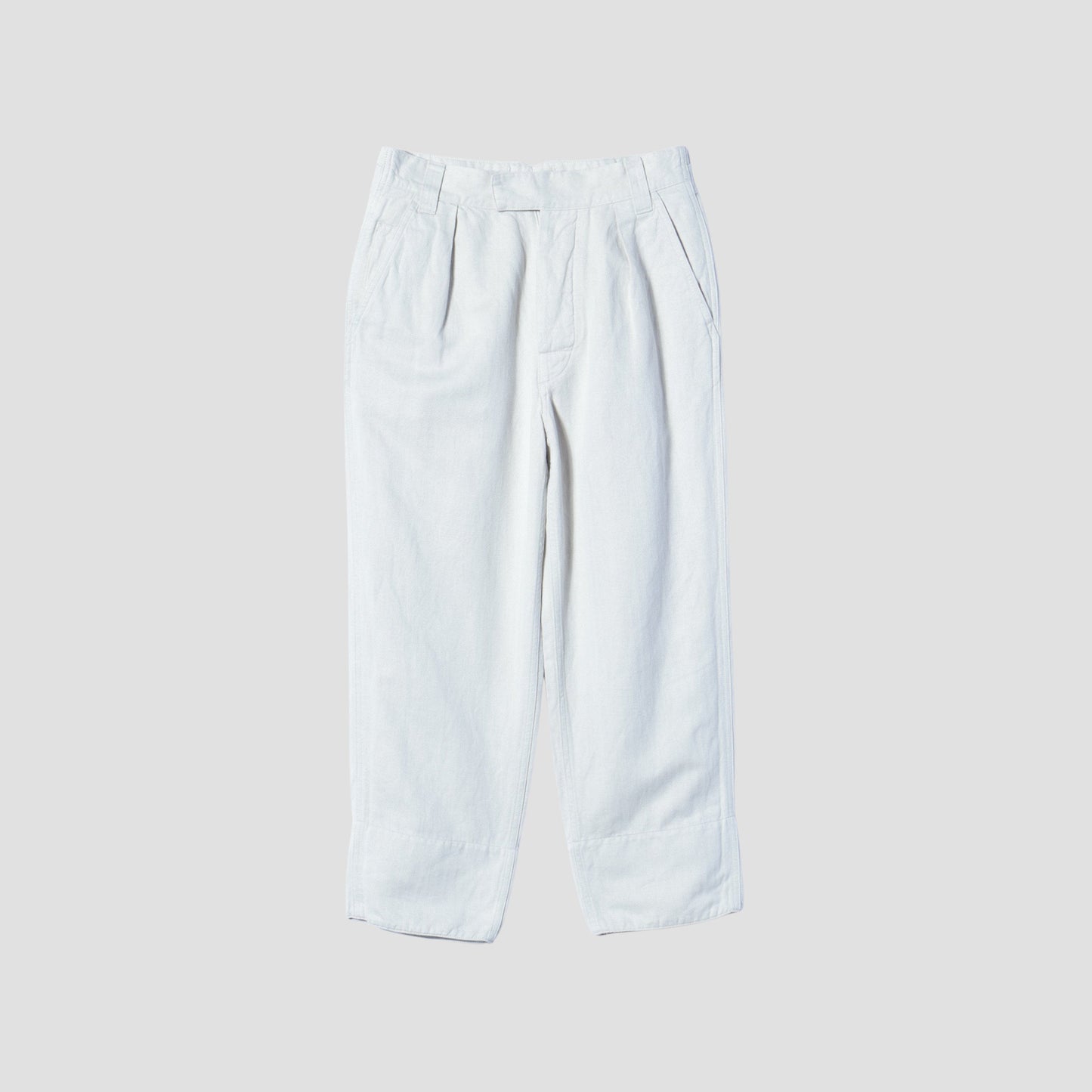 COTTON LINEN HERRINGBONE(MHL SHOP限定) TROUSERS