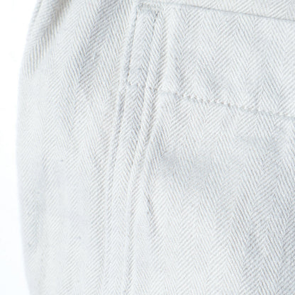COTTON LINEN HERRINGBONE(MHL SHOP限定) TROUSERS