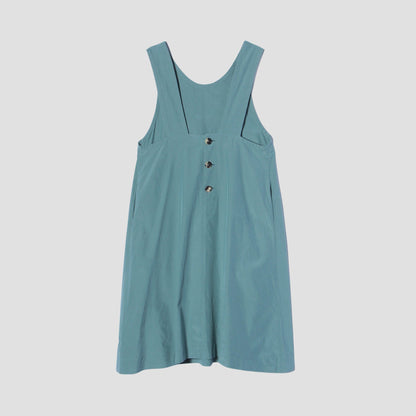 SILK COTTON POPLIN DRESS