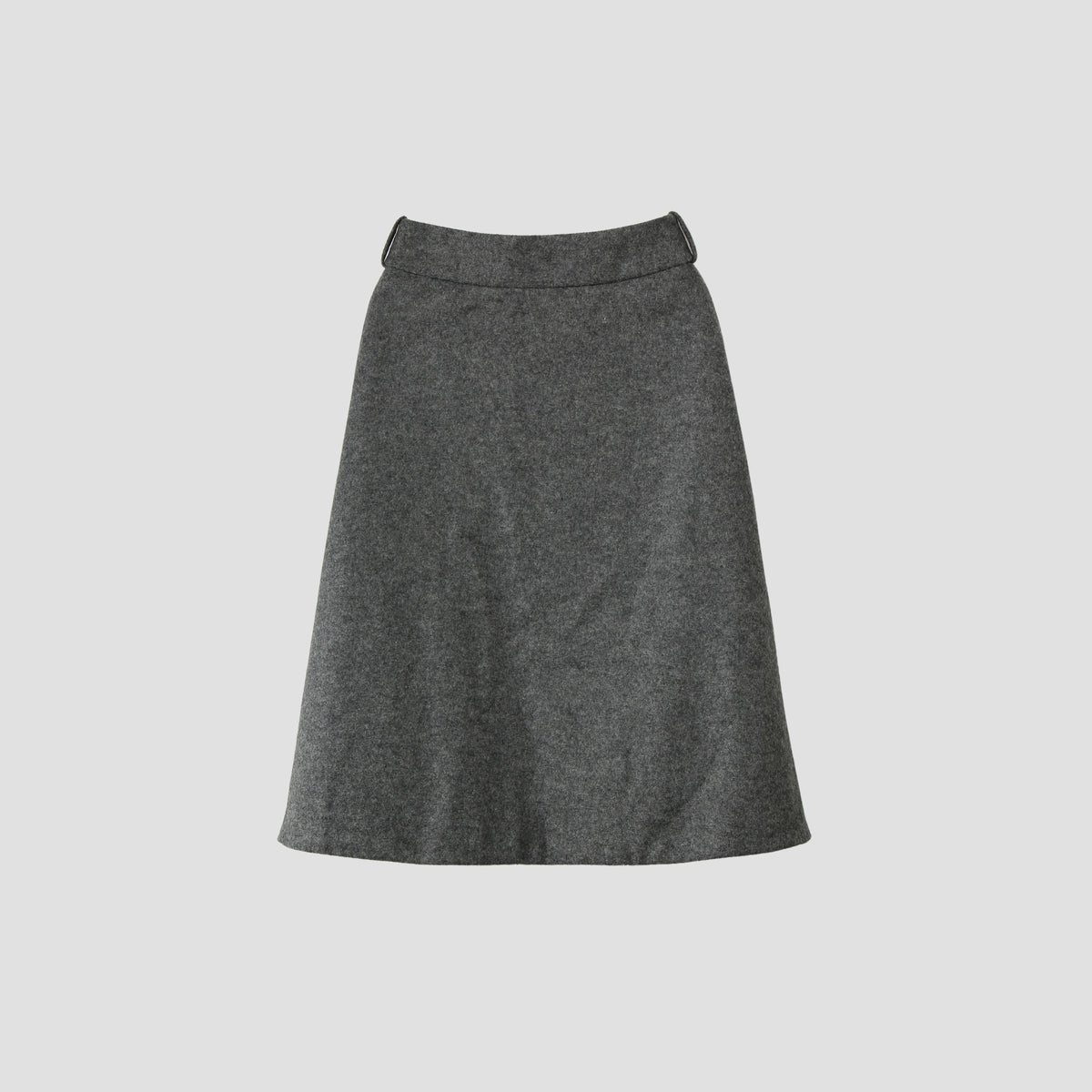 FELTED WOOL JERSEY SKIRT