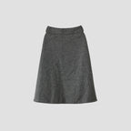 FELTED WOOL JERSEY SKIRT