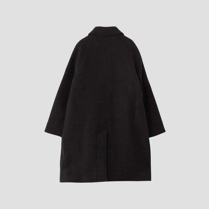 LOFTED WOOL MELTON COAT
