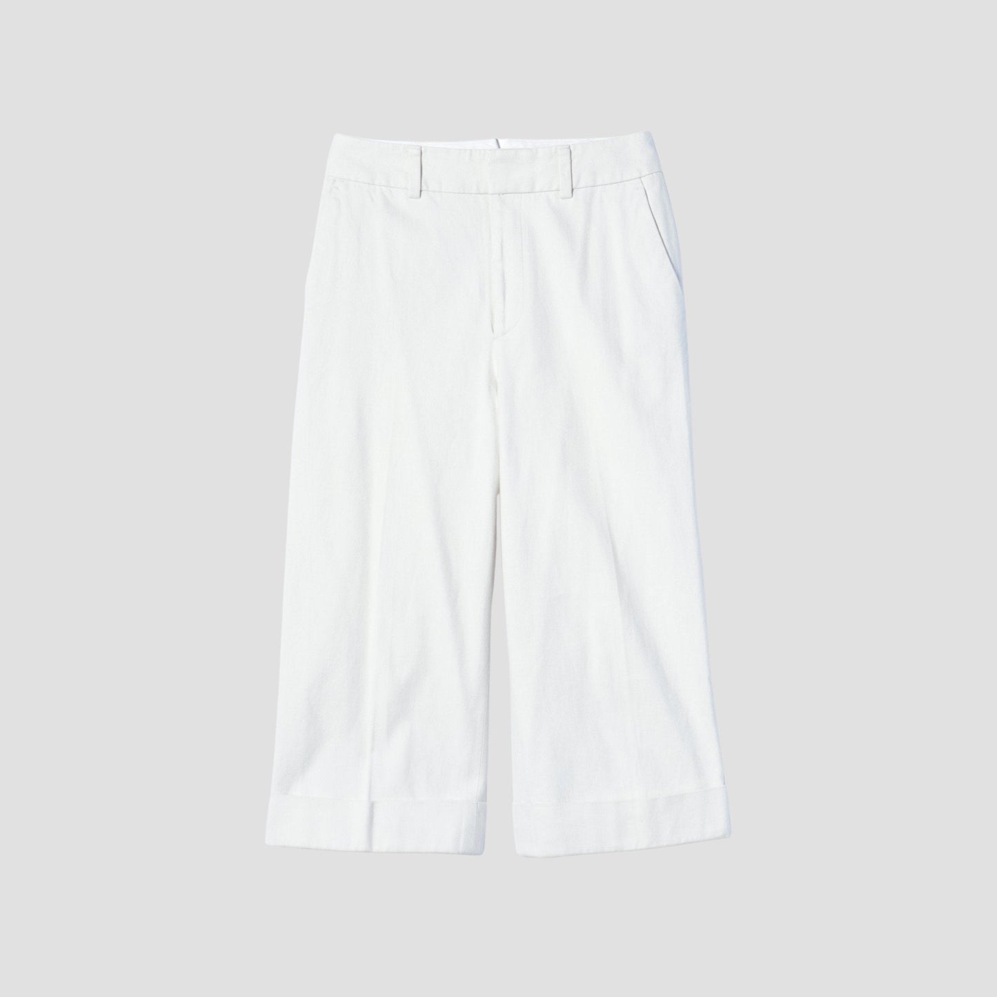 COTTON TWILL TROUSERS