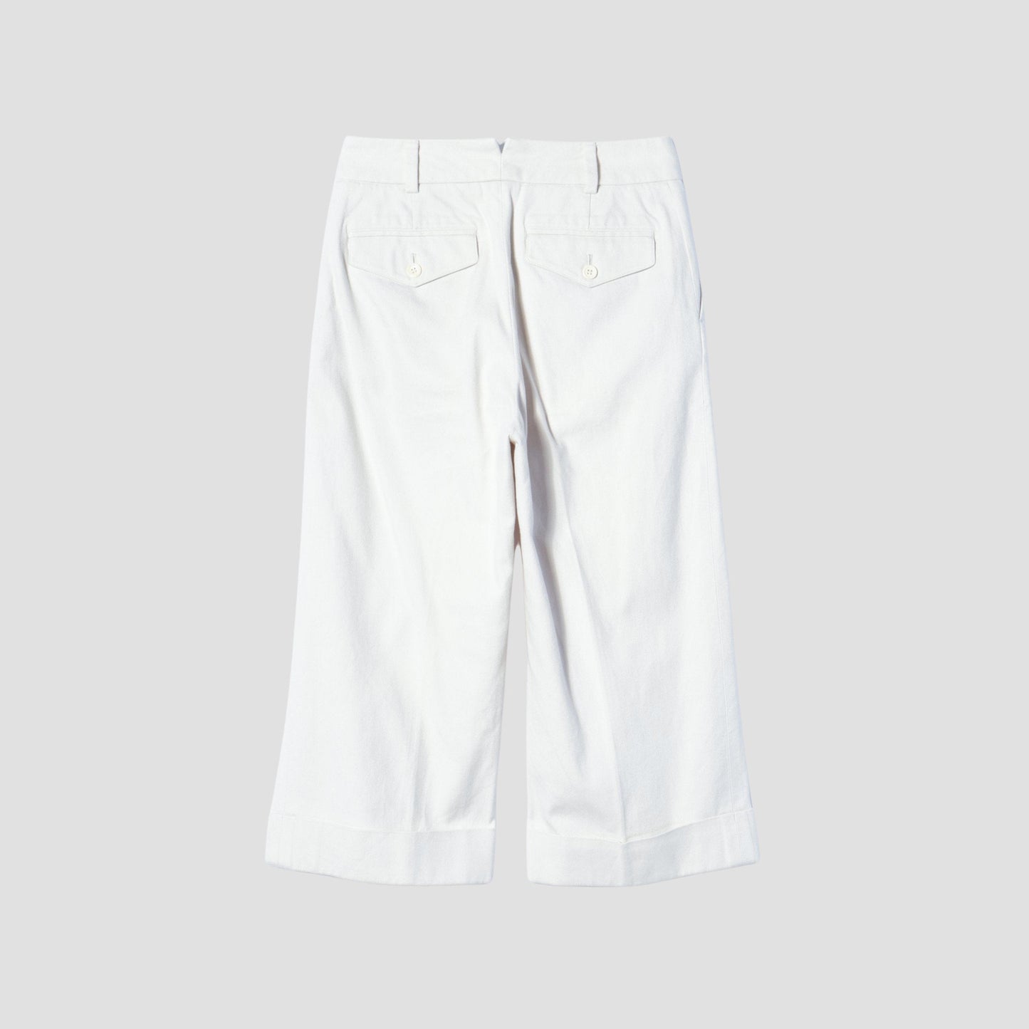 COTTON TWILL TROUSERS