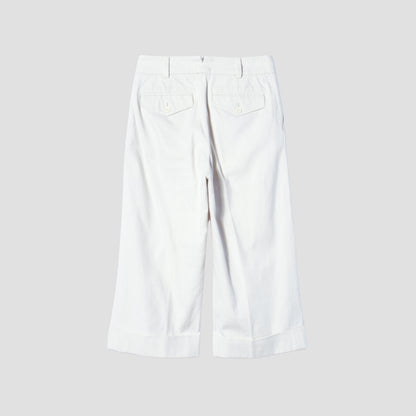 COTTON TWILL TROUSERS