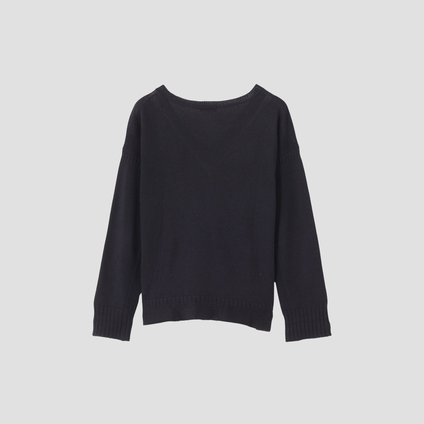 V NECK GUERNSEY KNIT