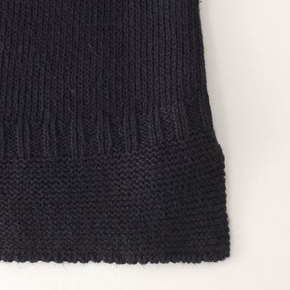 V NECK GUERNSEY KNIT