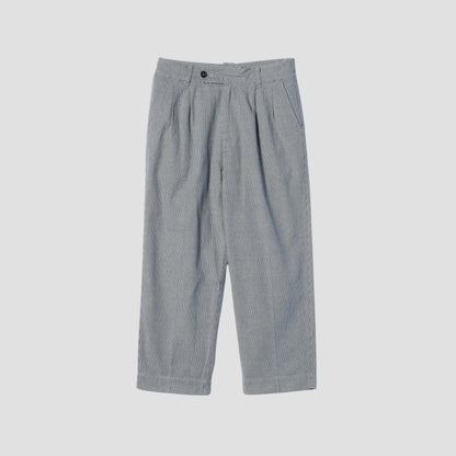 WORKWEAR COTTON LINEN TROUSERS