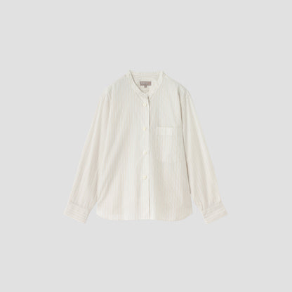 SUPERFINE COTTON STRIPE SHIRT