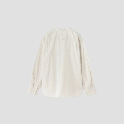 SUPERFINE COTTON STRIPE SHIRT