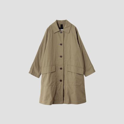 PROOFED COTTON NYLON TWILL COAT