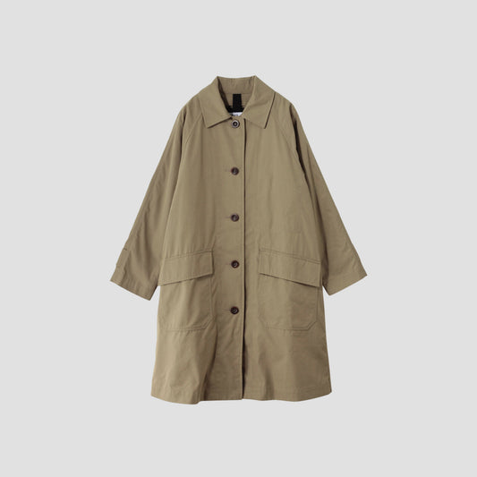 PROOFED COTTON NYLON TWILL COAT