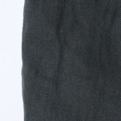 HIGH DENSE LINEN TWILL TROUSERS