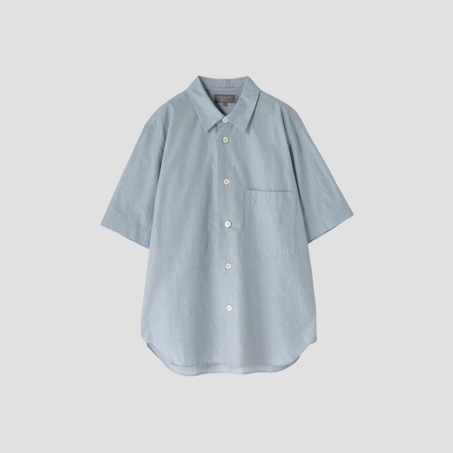 COTTON SILK END ON END SHIRT