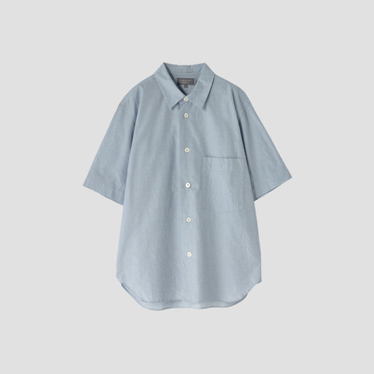 COTTON SILK END ON END SHIRT