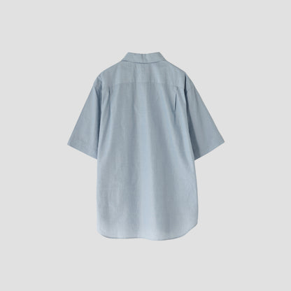 COTTON SILK END ON END SHIRT