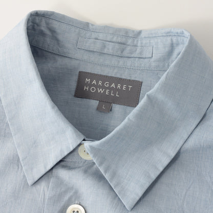 COTTON SILK END ON END SHIRT