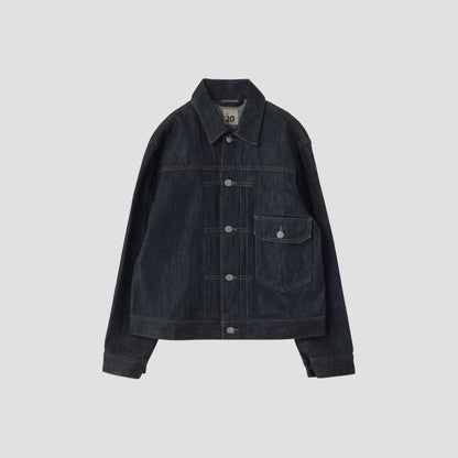 ORGANIC COTTON DENIM BLOUSON