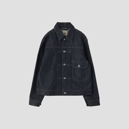 ORGANIC COTTON DENIM BLOUSON