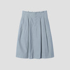 YARN DYE COTTON SHIRTING SKIRT