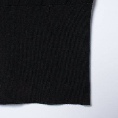 SEA ISLAND COTTON HIGH RIB JUMPER KNIT