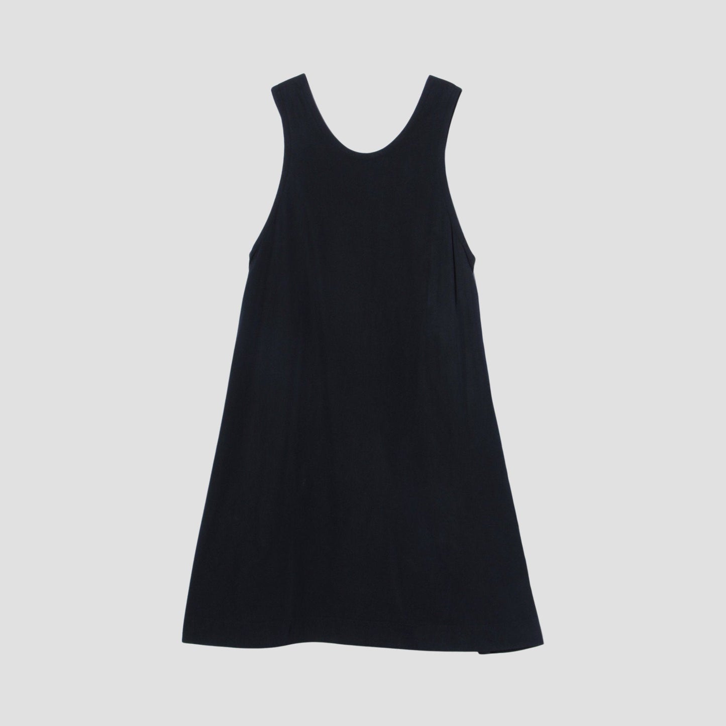 GLAZED COTTON CUPRA DRESS